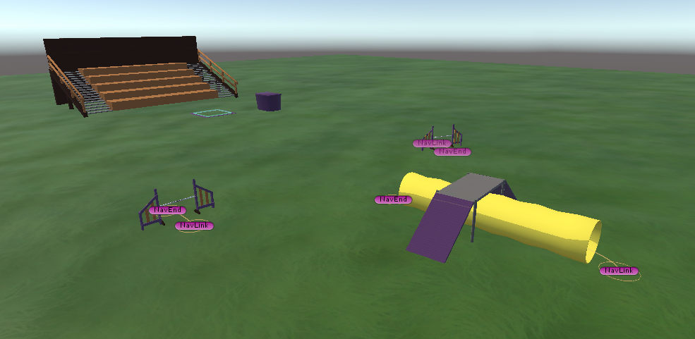 Work in progress screenshot of the Training Equipment